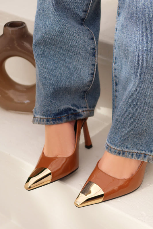 Isla Escarpins Slingback - Camel