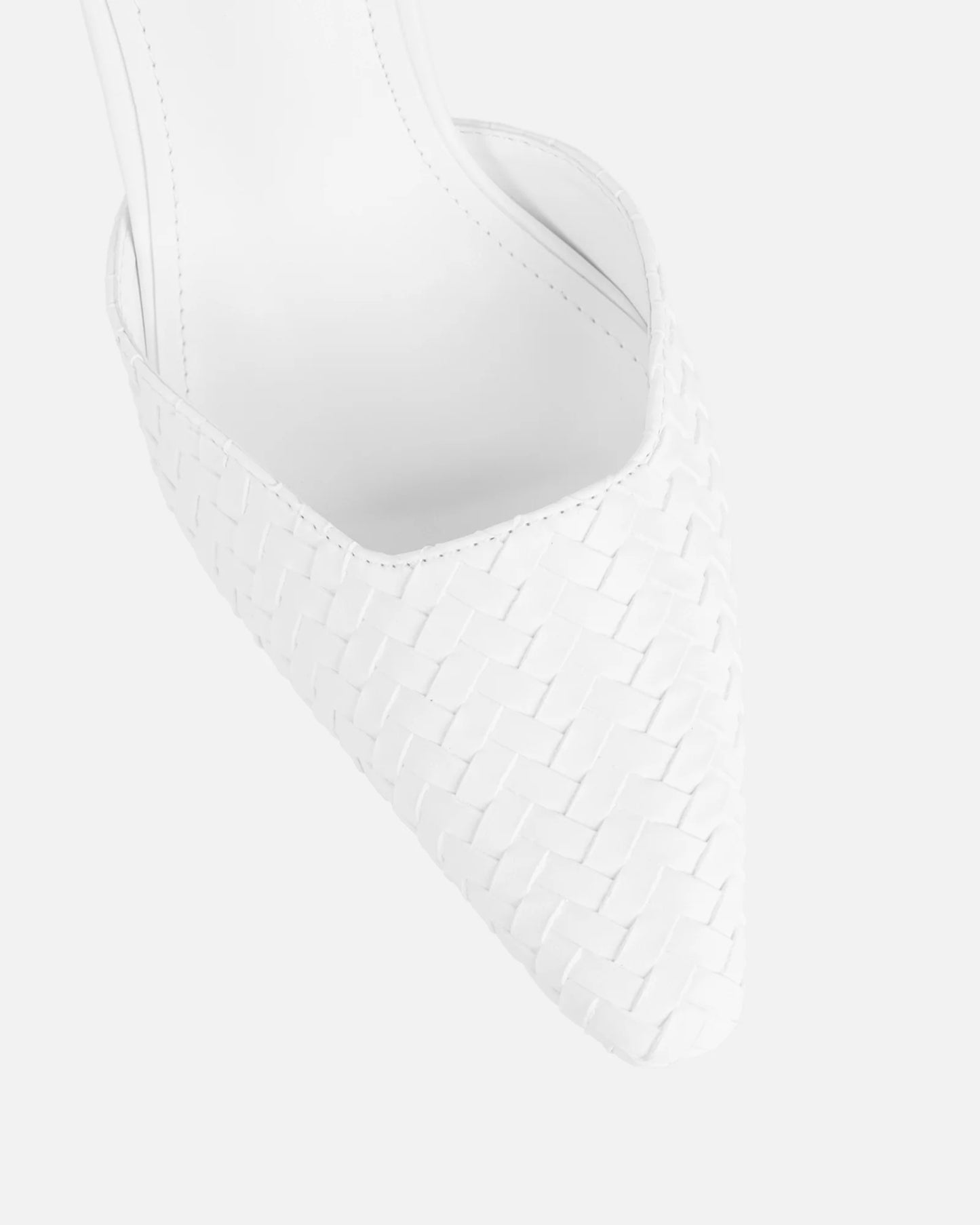 Chaussures Richelieu Tissées Blanches