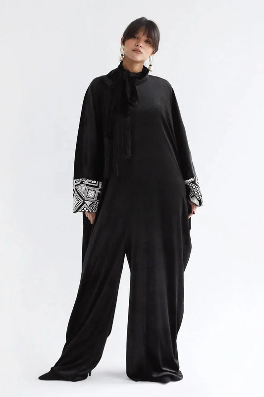 Combinaison sarouel en velours