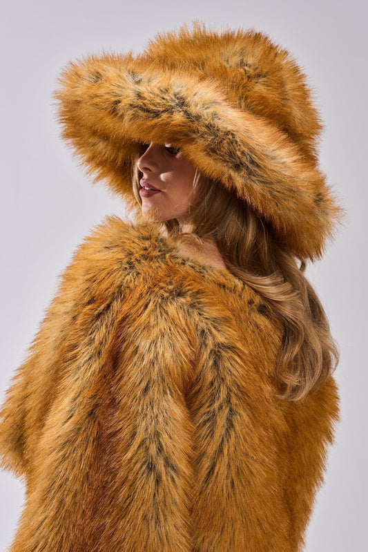 Bob 'Chloe' Oversize en Fausse Fourrure