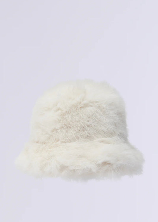 Bob 'Winteria' en Fausse Fourrure Ivoire