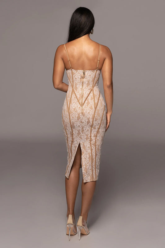 ROBE KATERINA EN DENTELLE BLANCHE