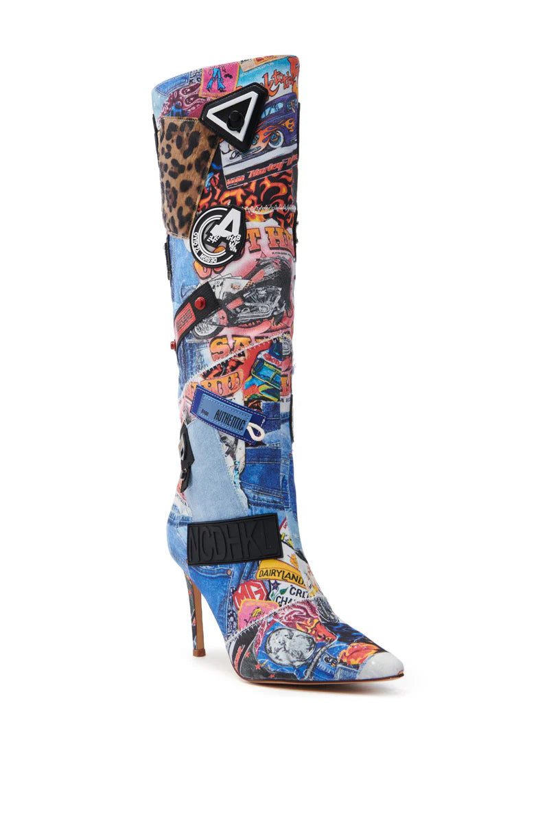 SYLRILA MULTI ABSTRACT BOOT