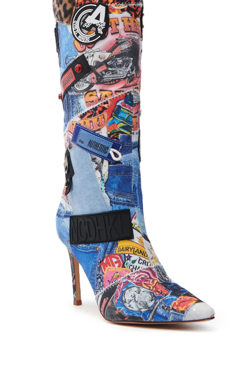 SYLRILA MULTI ABSTRACT BOOT