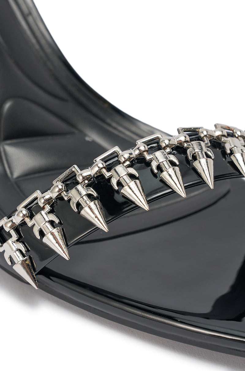 DESIGNER Inès Sandales Chunky à Brides - Or et Argent