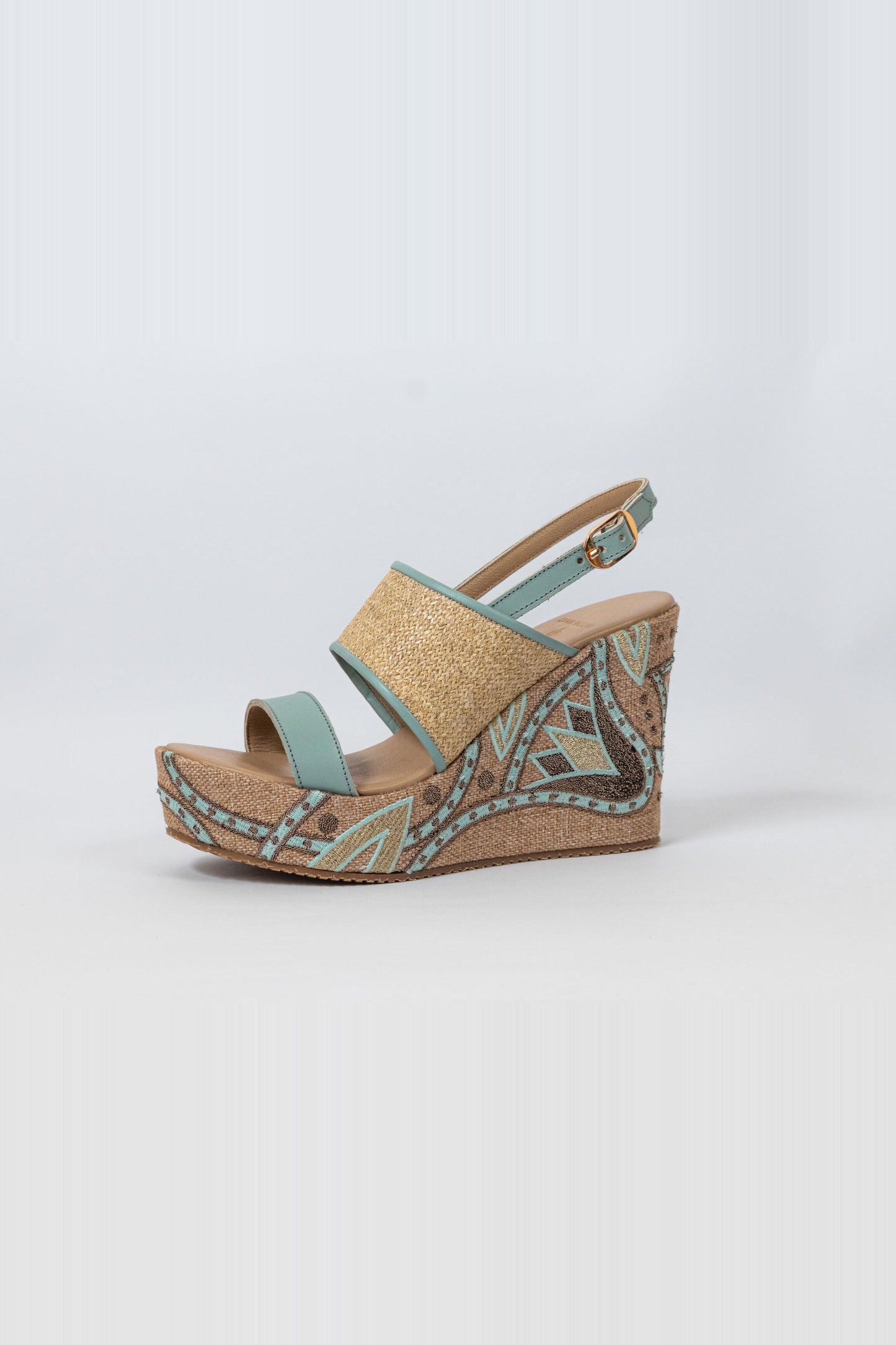 Althea Sandales Compensées - Bleu