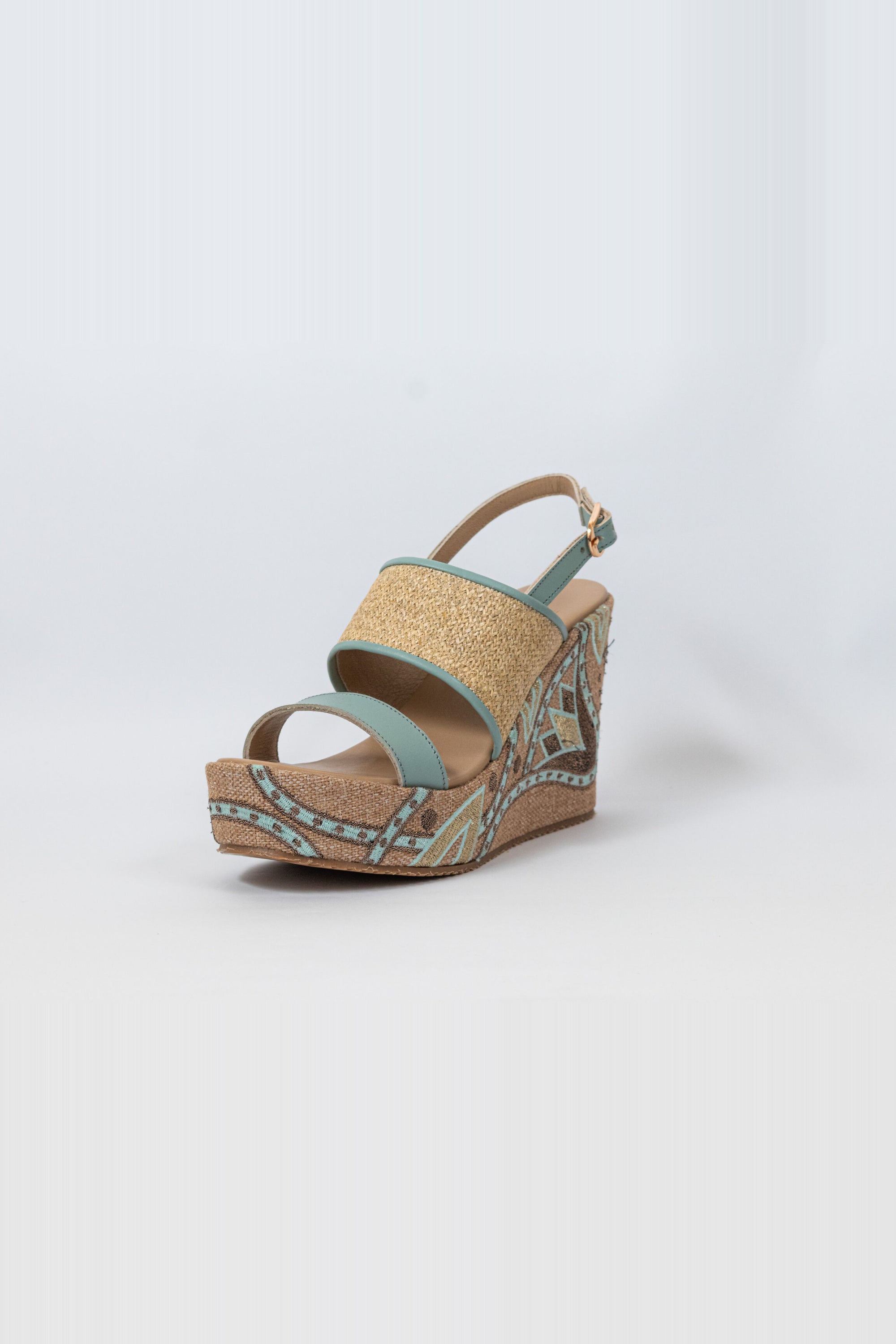 Althea Sandales Compensées - Bleu