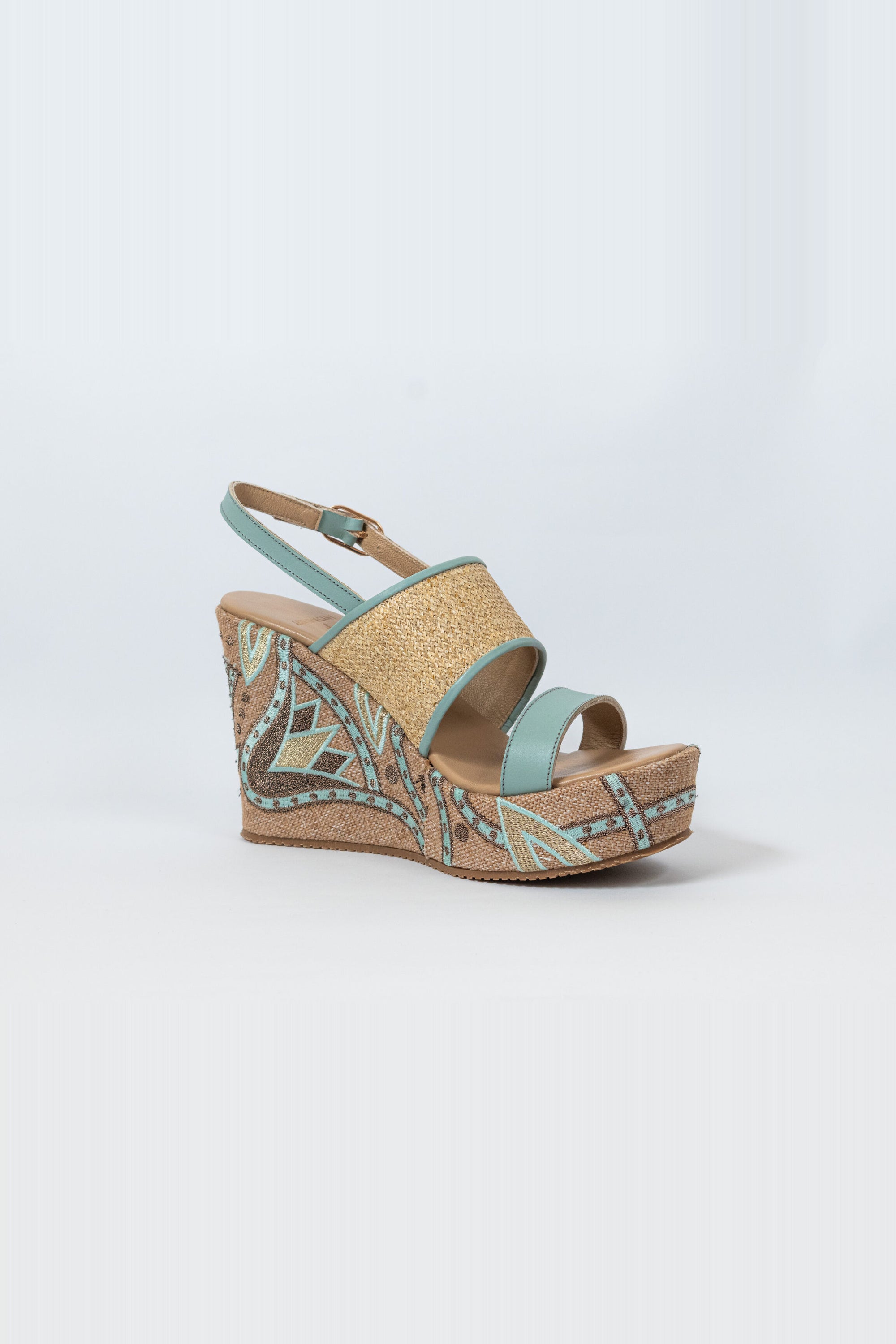 Althea Sandales Compensées - Bleu