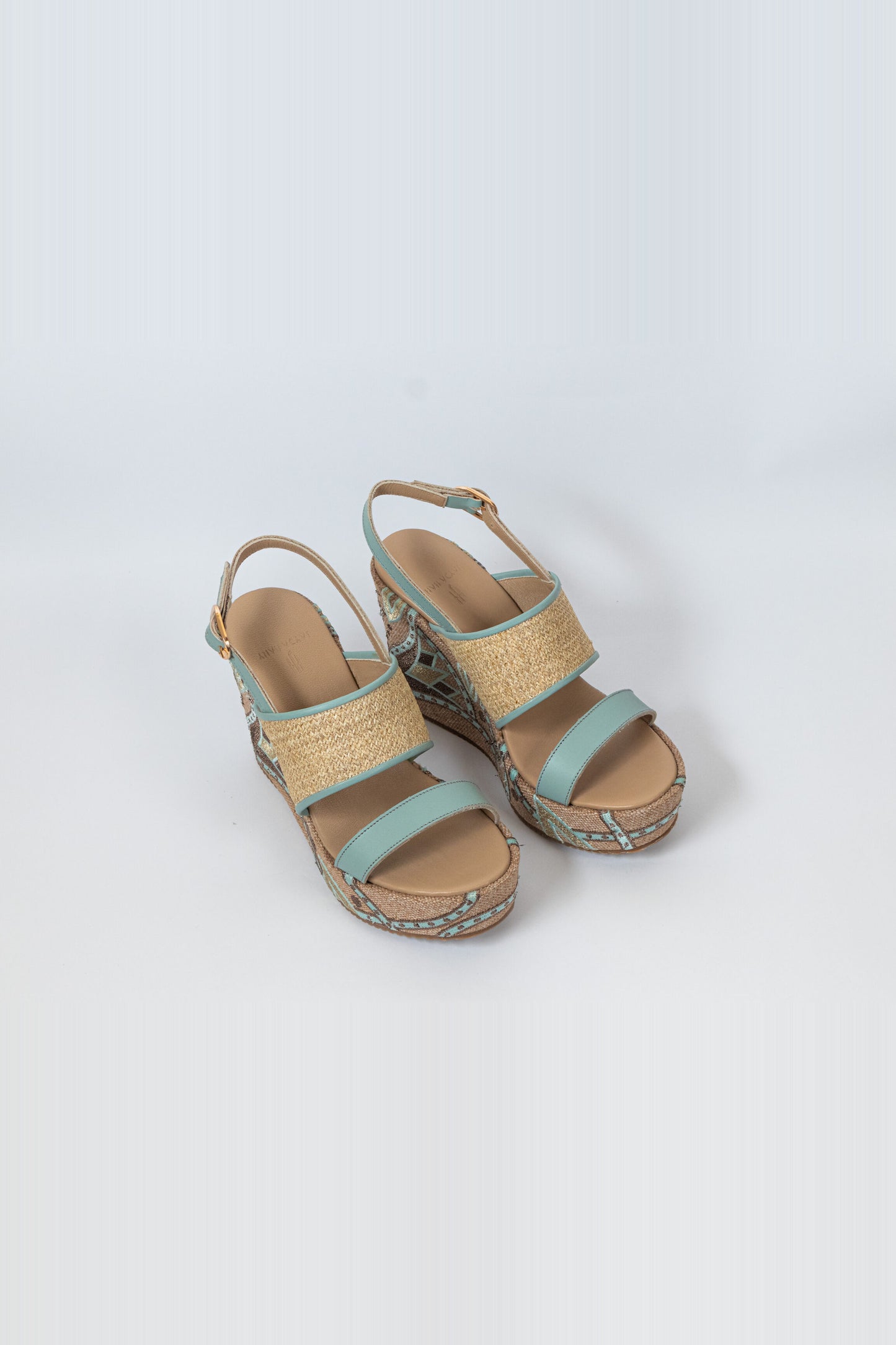 Althea Sandales Compensées - Bleu