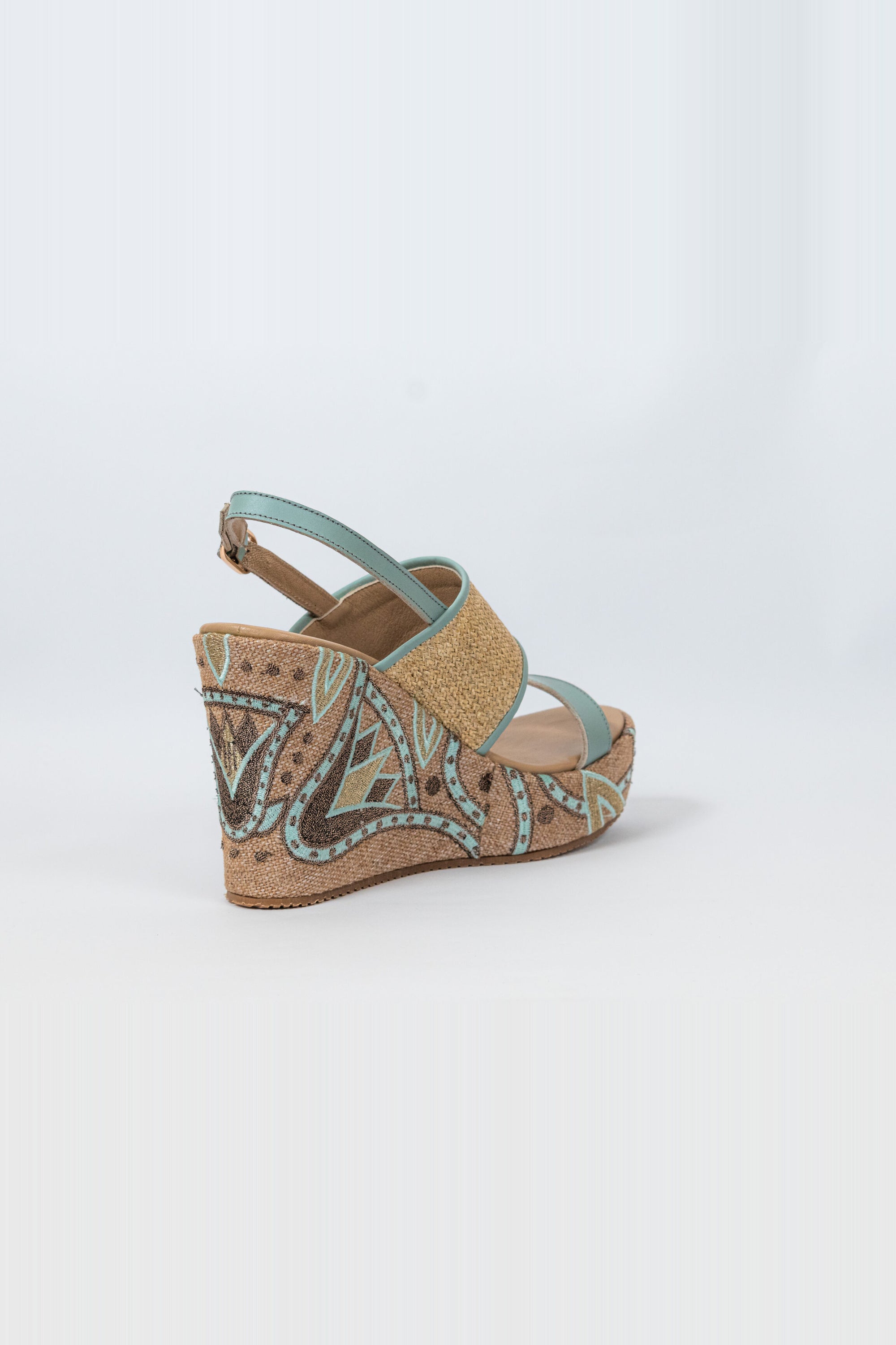 Althea Sandales Compensées - Bleu
