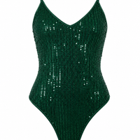 Rio - Maillot de Bain Une Pièce (Vert Émeraude)