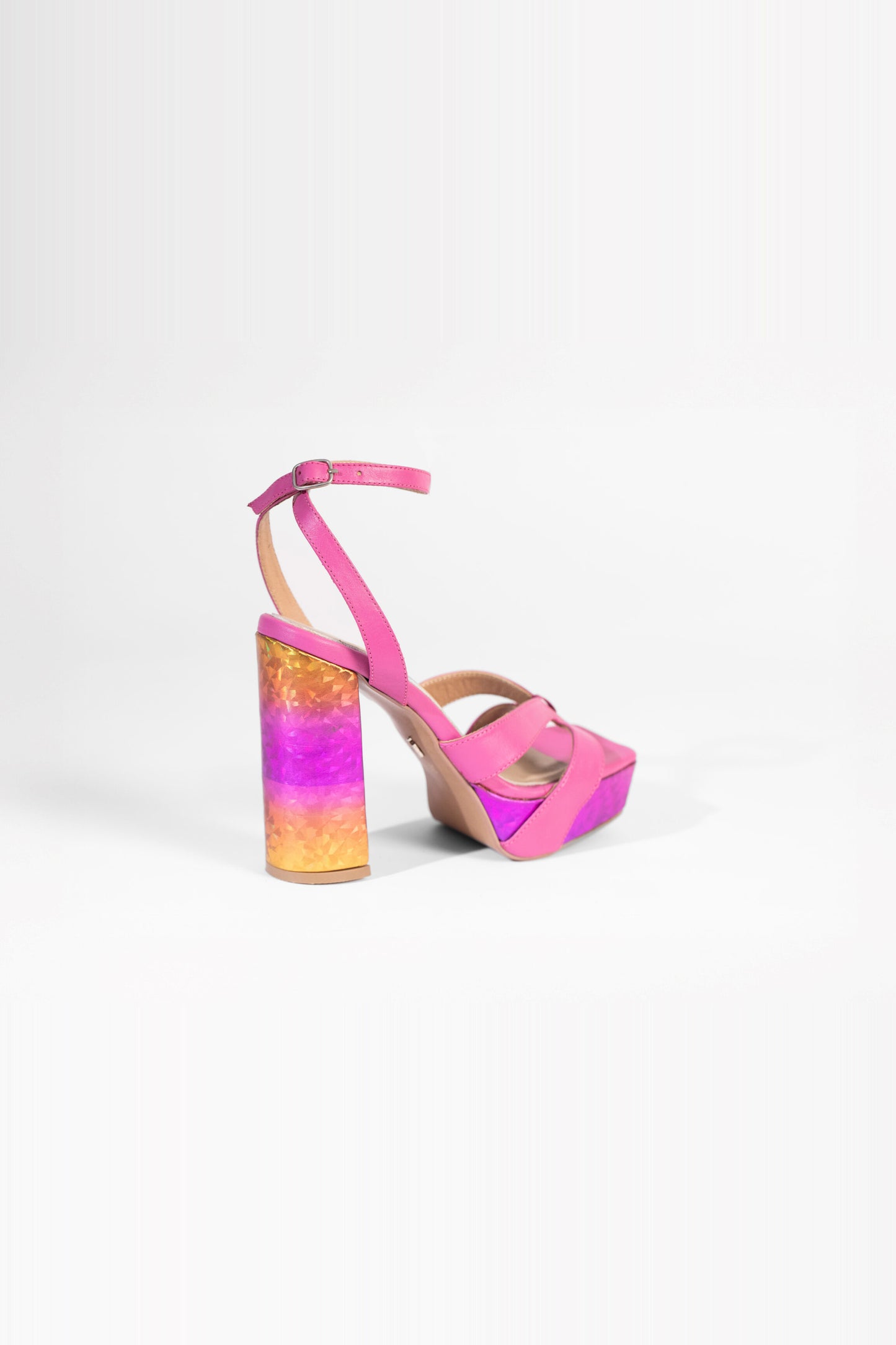 Vesper Sandales à Plateforme Sky High - Rose Mimosa