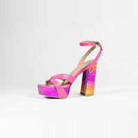 Vesper Sandales à Plateforme Sky High - Rose Mimosa