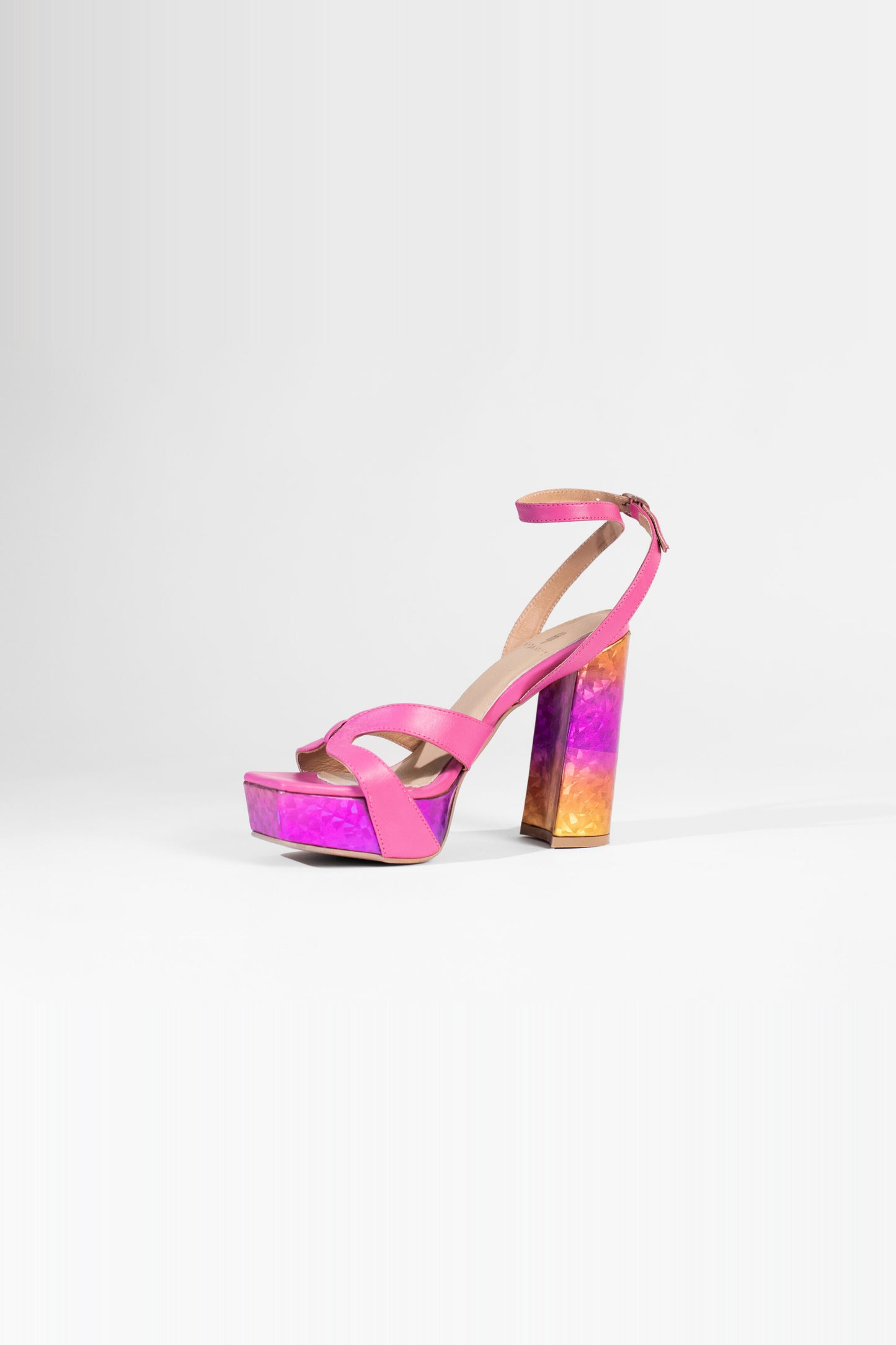 Vesper Sandales à Plateforme Sky High - Rose Mimosa