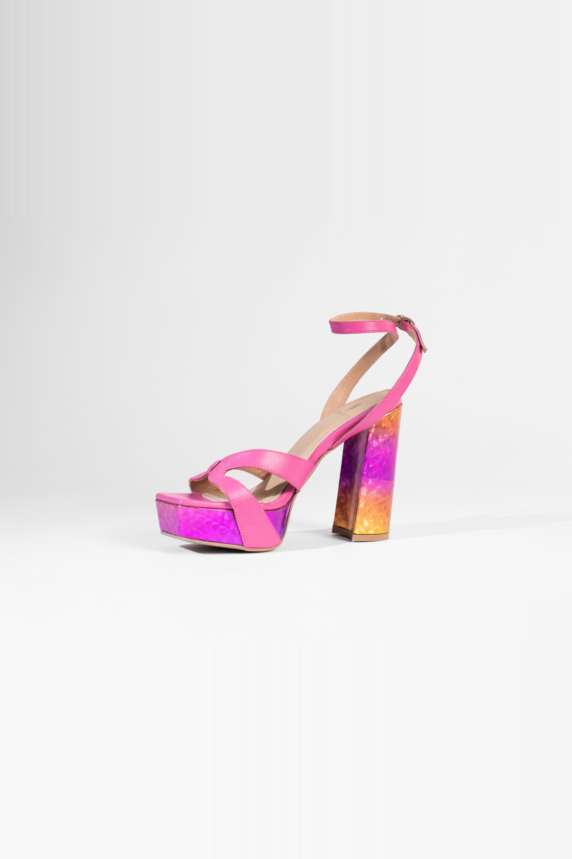 Vesper Sandales à Plateforme Sky High - Rose Mimosa