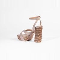 Vesper Sandales à Plateforme Sky High - Taupe