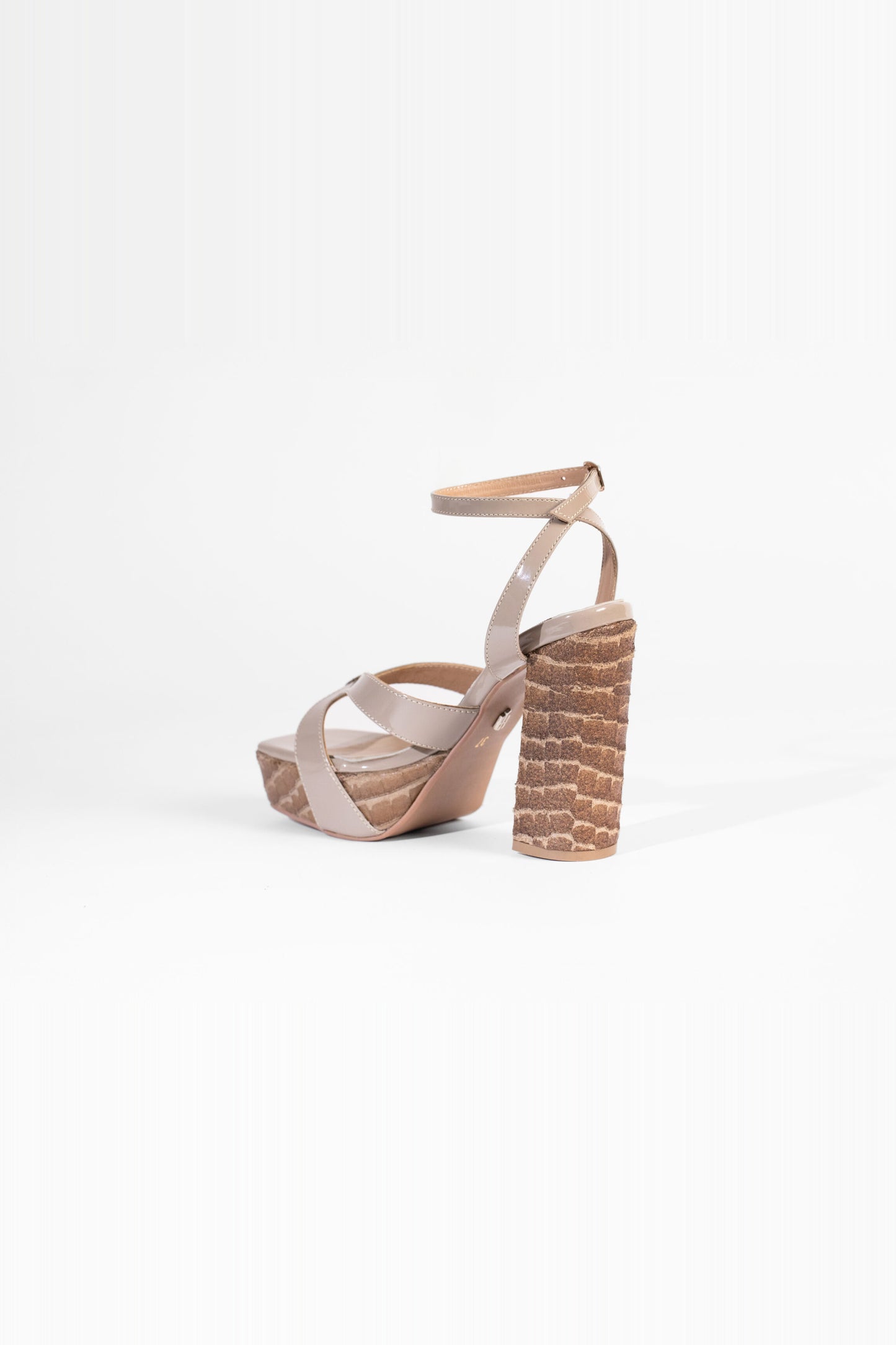 Vesper Sandales à Plateforme Sky High - Taupe