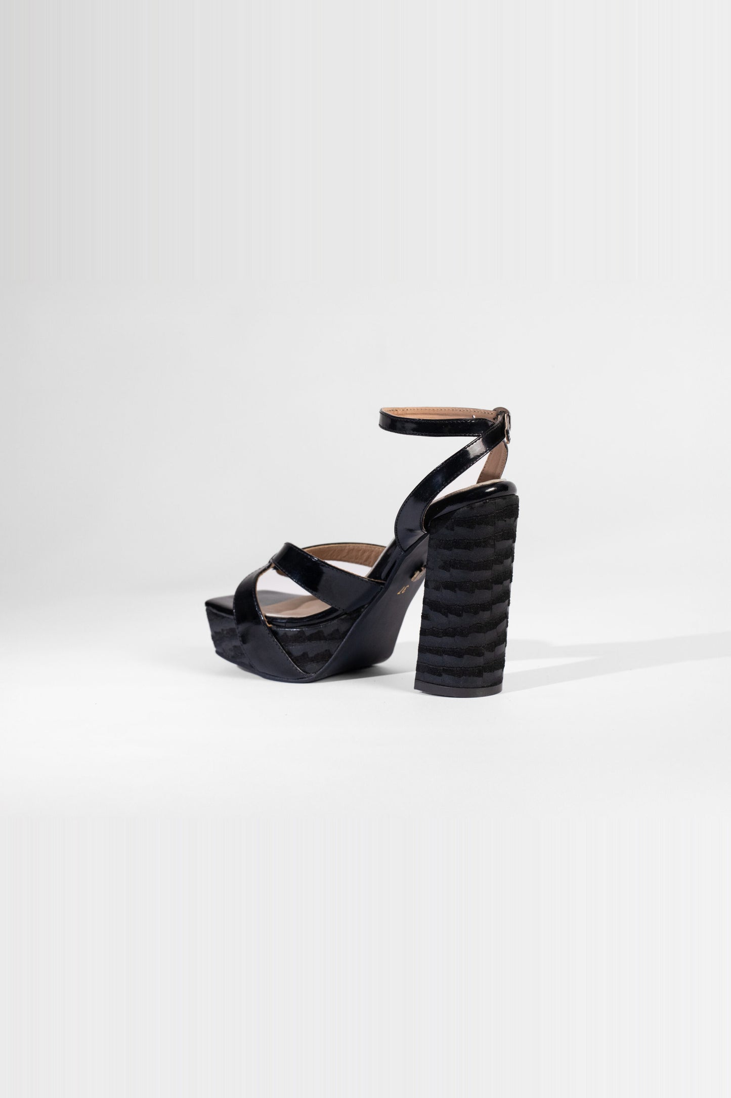 Vesper Sandales à Plateforme Sky High - Noir