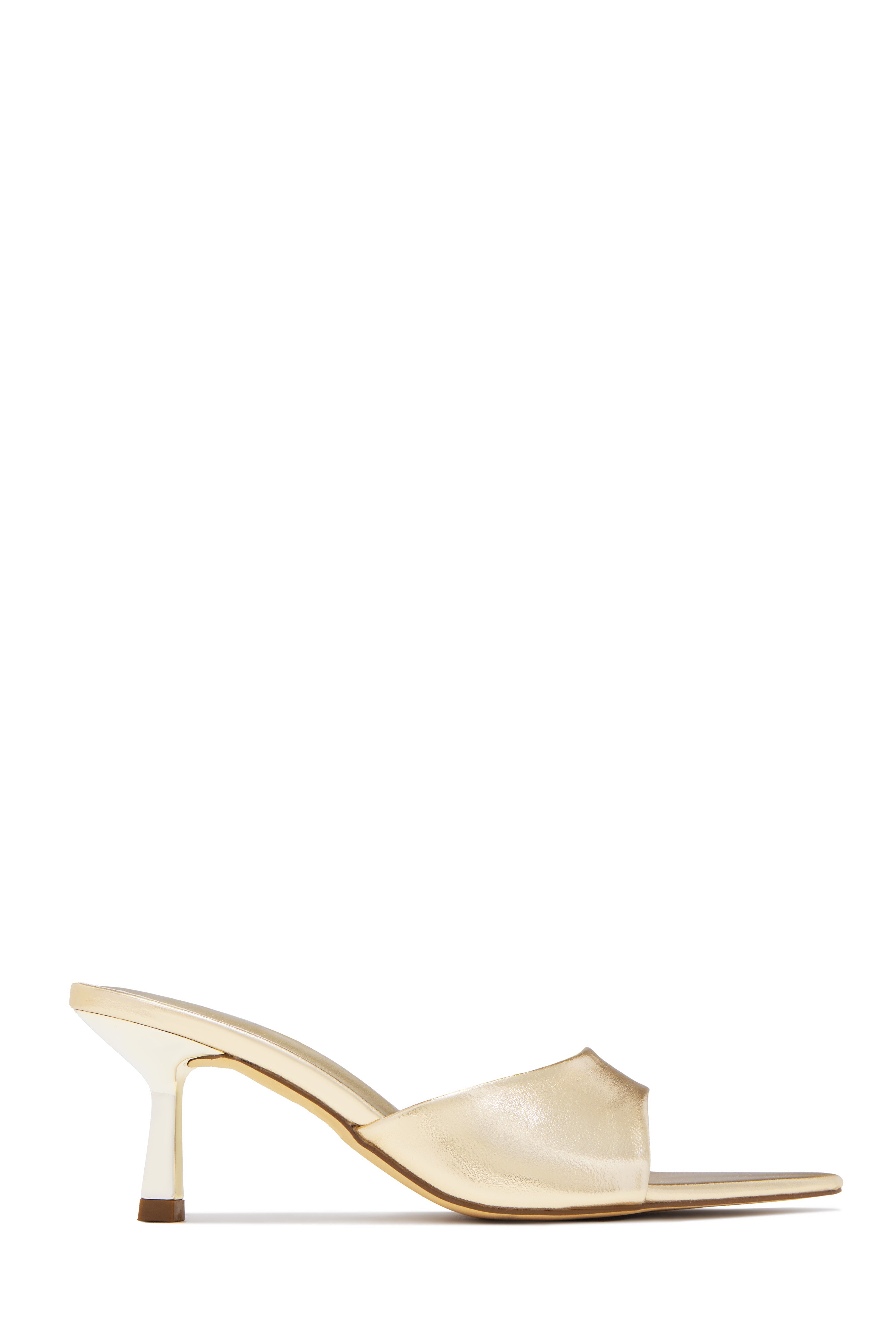 Liora Mules à Talons Moyens - Doré