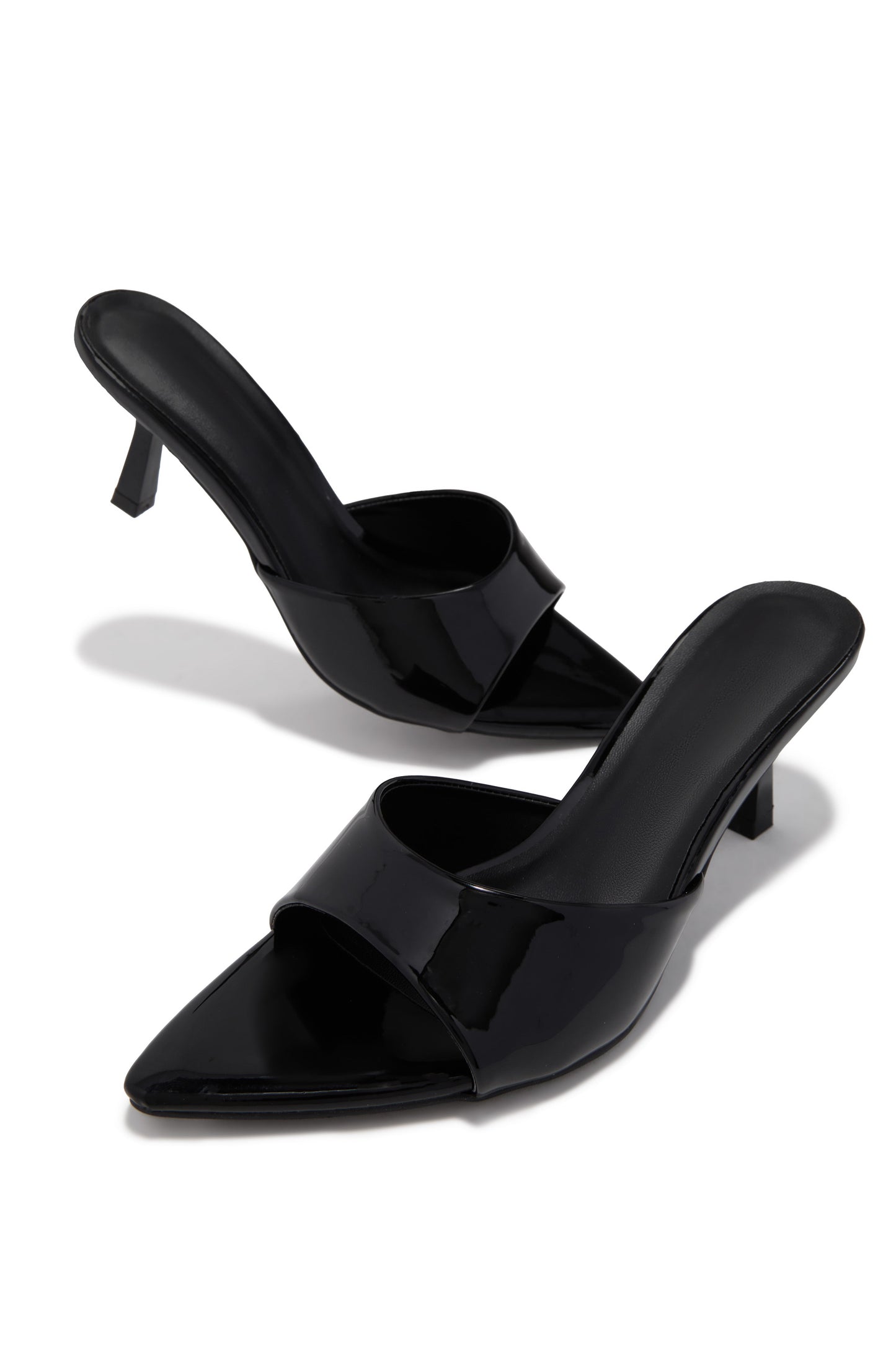 Liora Mules à Talons Moyens - Noir