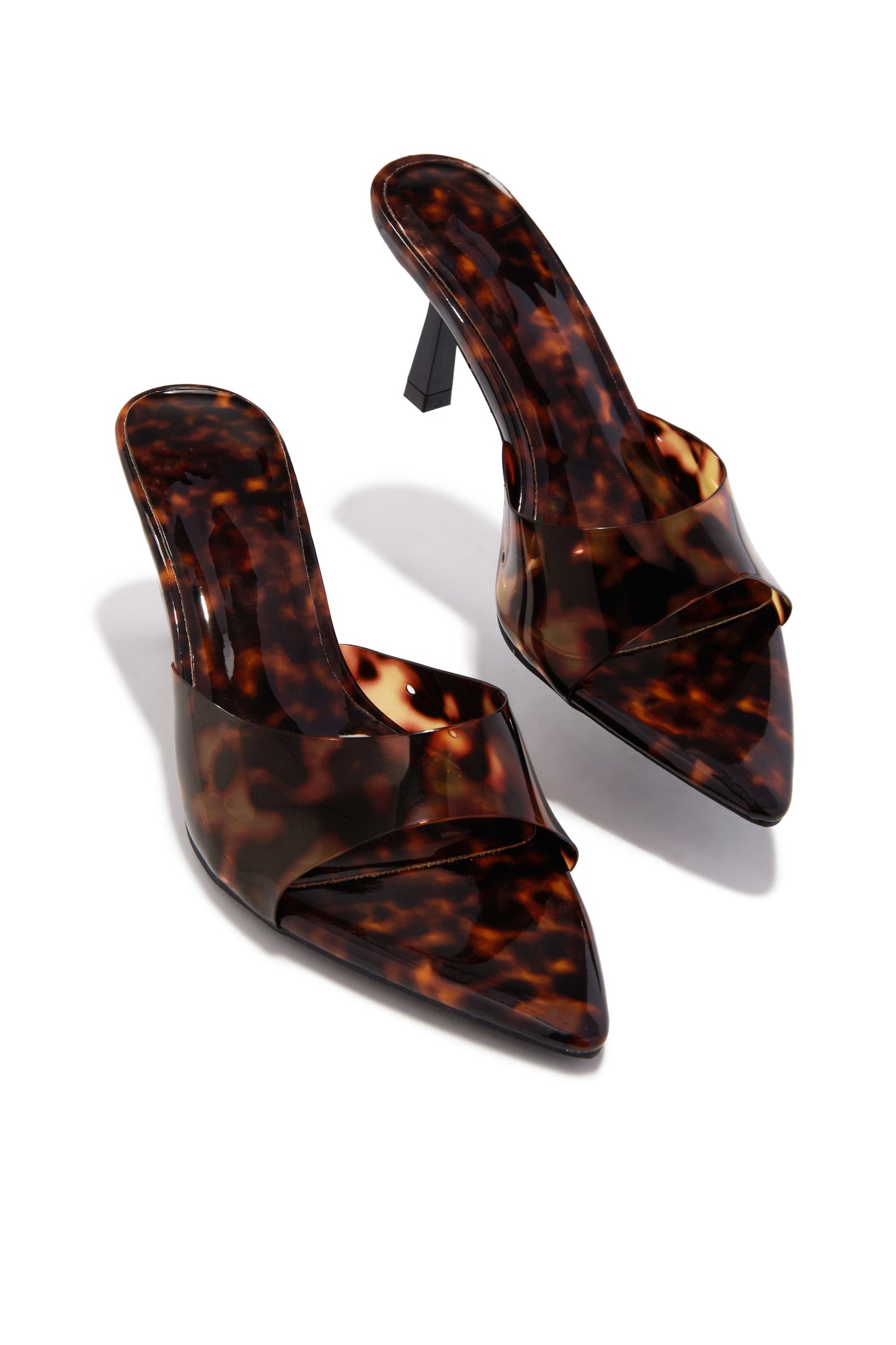 Liora Mules à Talons Moyens - Écaille