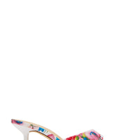 Liora Mules à Talons Moyens - Motif Floral