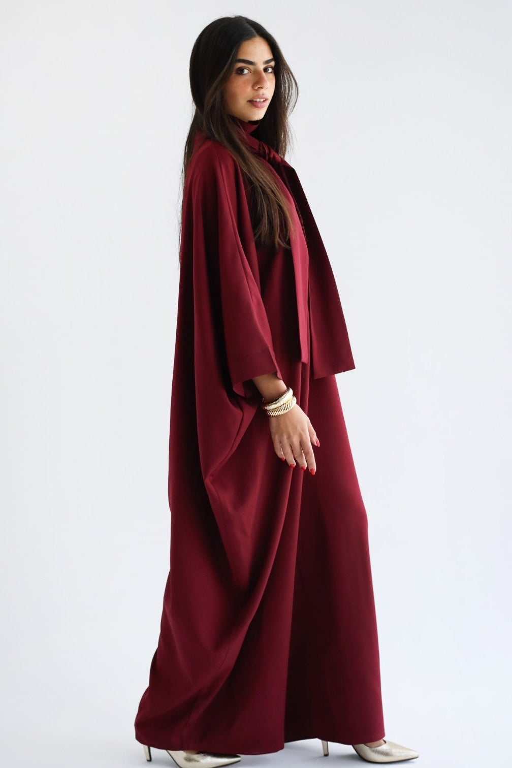 Combinaison oversized avec col à nouer