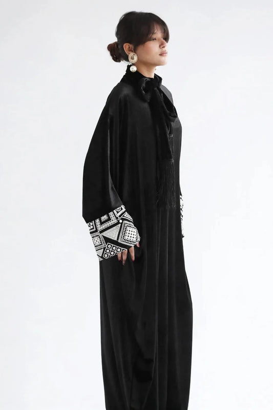 Combinaison sarouel en velours