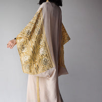 Kaftan à manches évasées brodé