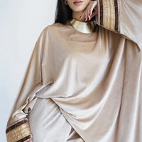 Ensemble en velours brodé