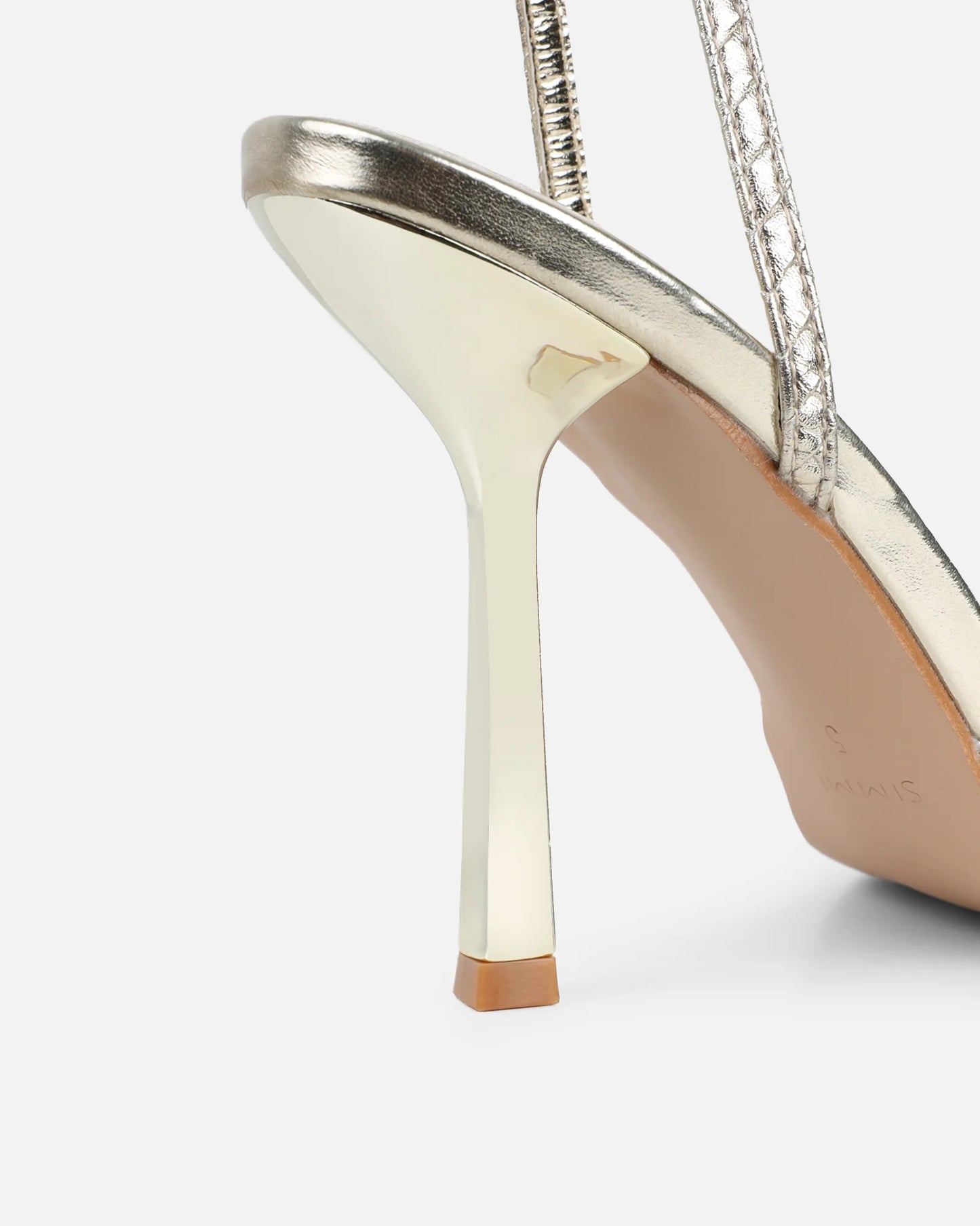 Chaussures Richelieu Tissées Dorées