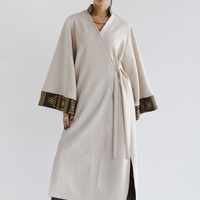 Kaftan Cache-Cœur Brodé