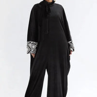 Combinaison sarouel en velours