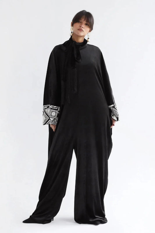 Combinaison sarouel en velours