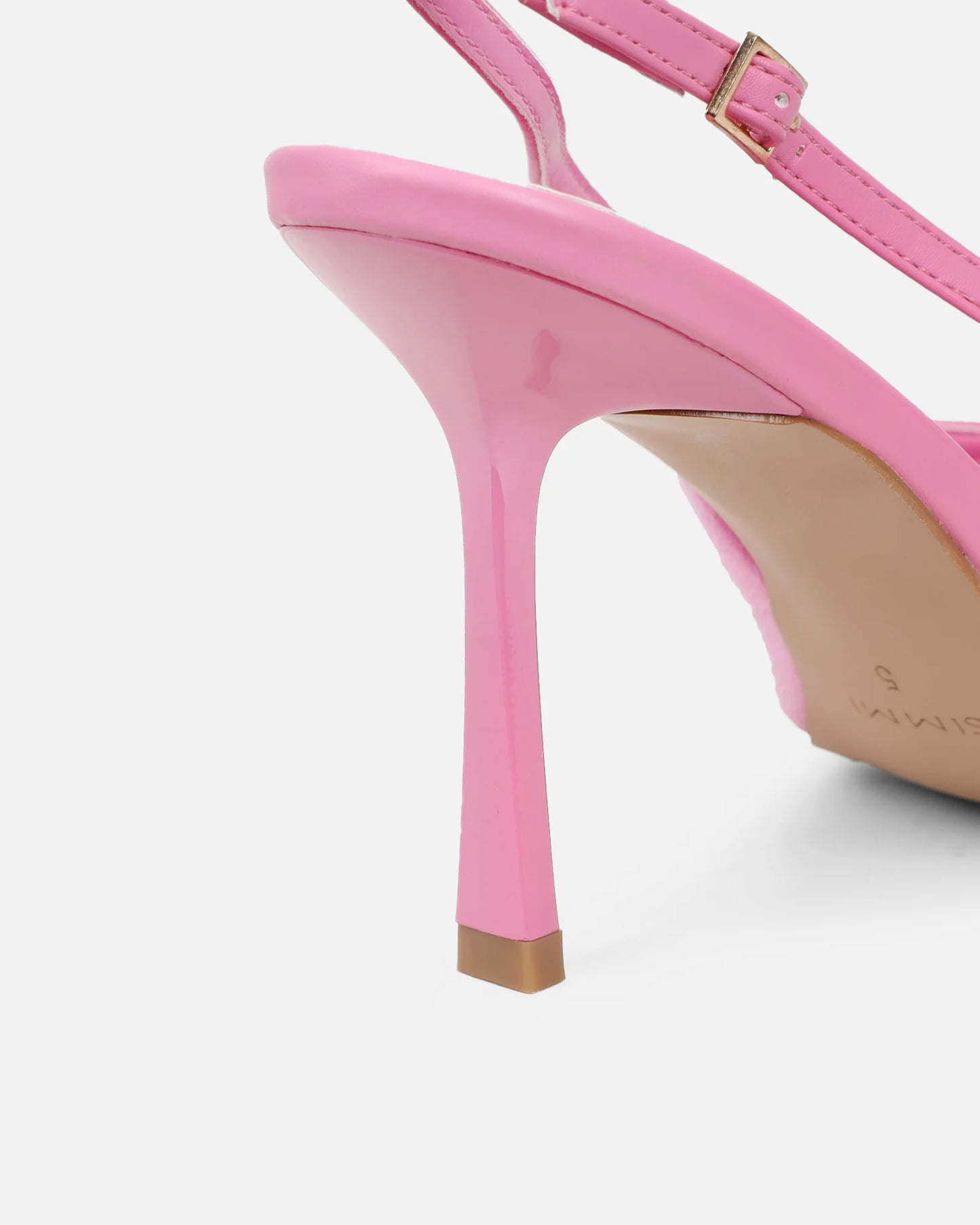 Escarpins Slingback en Velours Rose