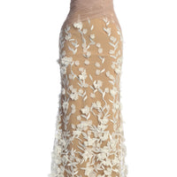 Robe de Soirée Everlasting Brodée Ivoire