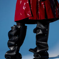 Botte noire à bouton pression Imogine
