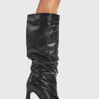 Chaussures à plateforme pour femmes en PU argenté scintillant, élégantes et tendance.