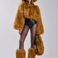 Pull 'Everest' Oversize en Fausse Fourrure