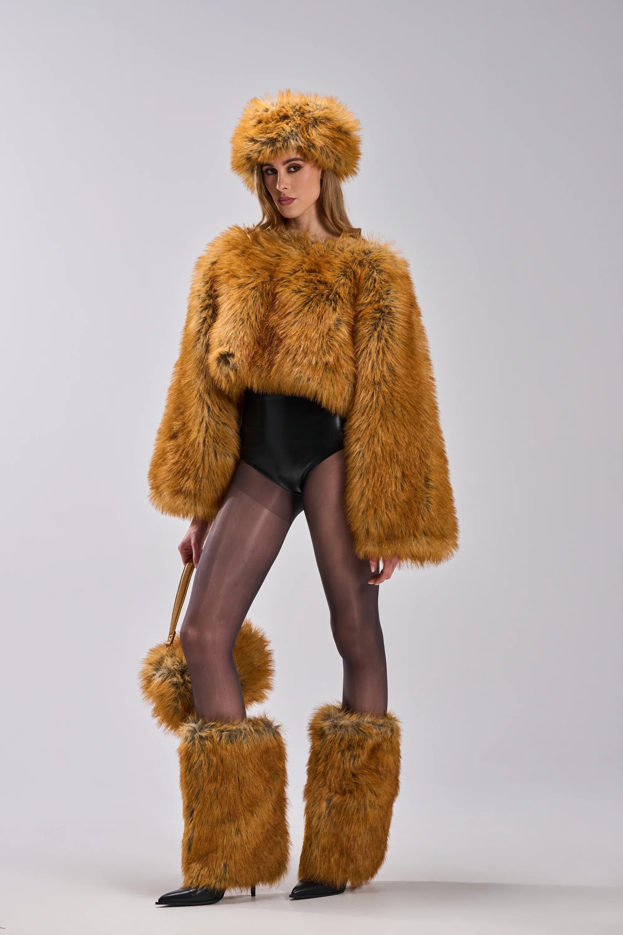 Pull 'Everest' Oversize en Fausse Fourrure