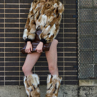 Blouson Bomber 'Blizzard' en Fausse Fourrure Fennec