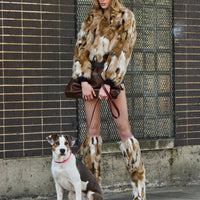 Blouson Bomber 'Blizzard' en Fausse Fourrure Fennec