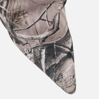Bottes à Talons avec Revers Imprimé Naturel