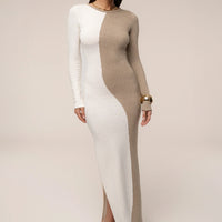 Robe No Hard Feelings Beige/Ivoire