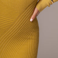 Robe Midi Eliz Vert Citron
