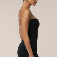 ROBE MAXI CIELO À CONTRASTES NOIRE