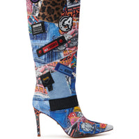 SYLRILA MULTI ABSTRACT BOOT
