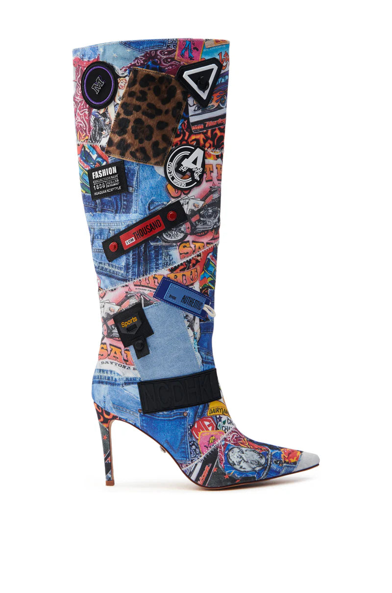 SYLRILA MULTI ABSTRACT BOOT
