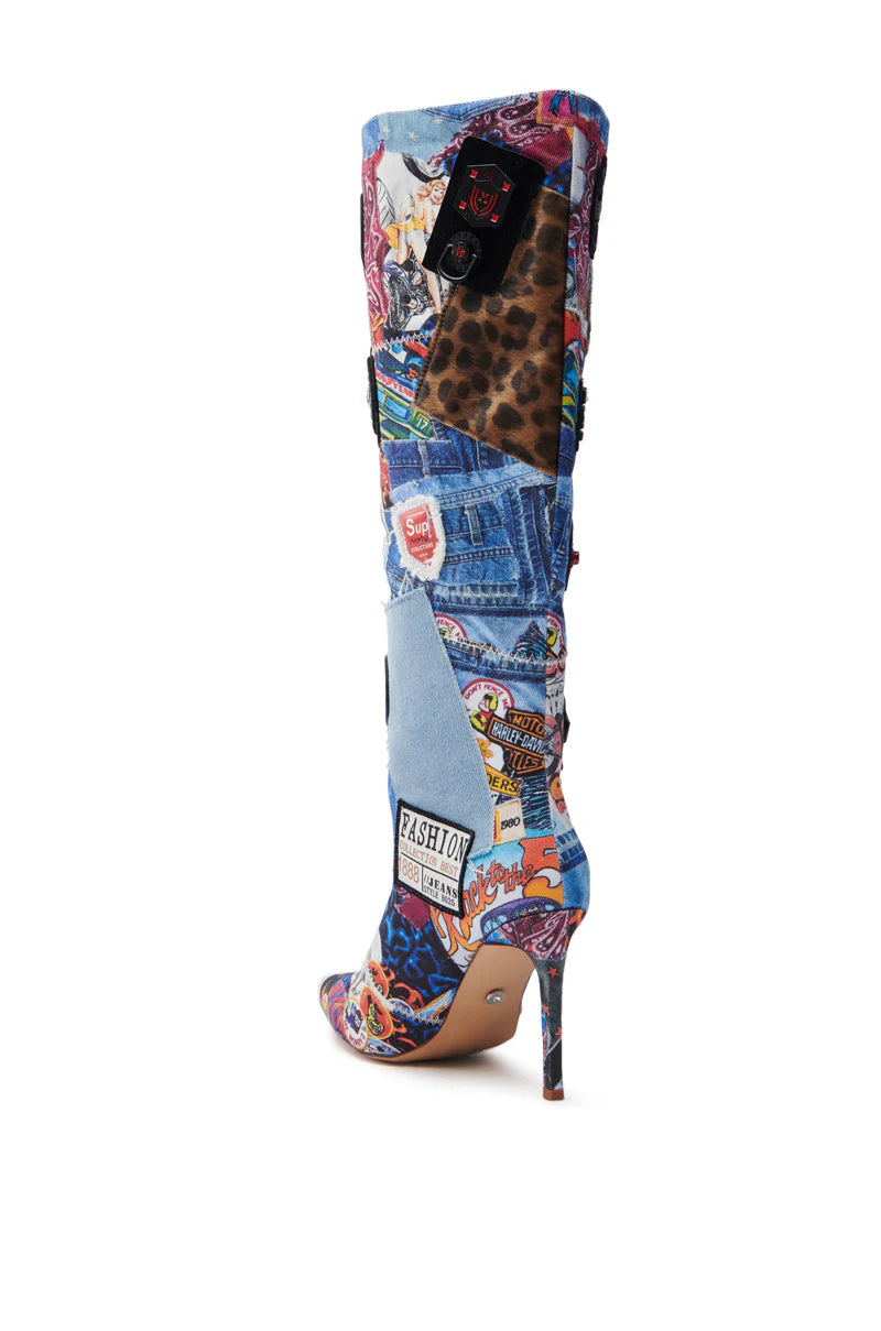 SYLRILA MULTI ABSTRACT BOOT