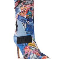 SYLRILA MULTI ABSTRACT BOOT